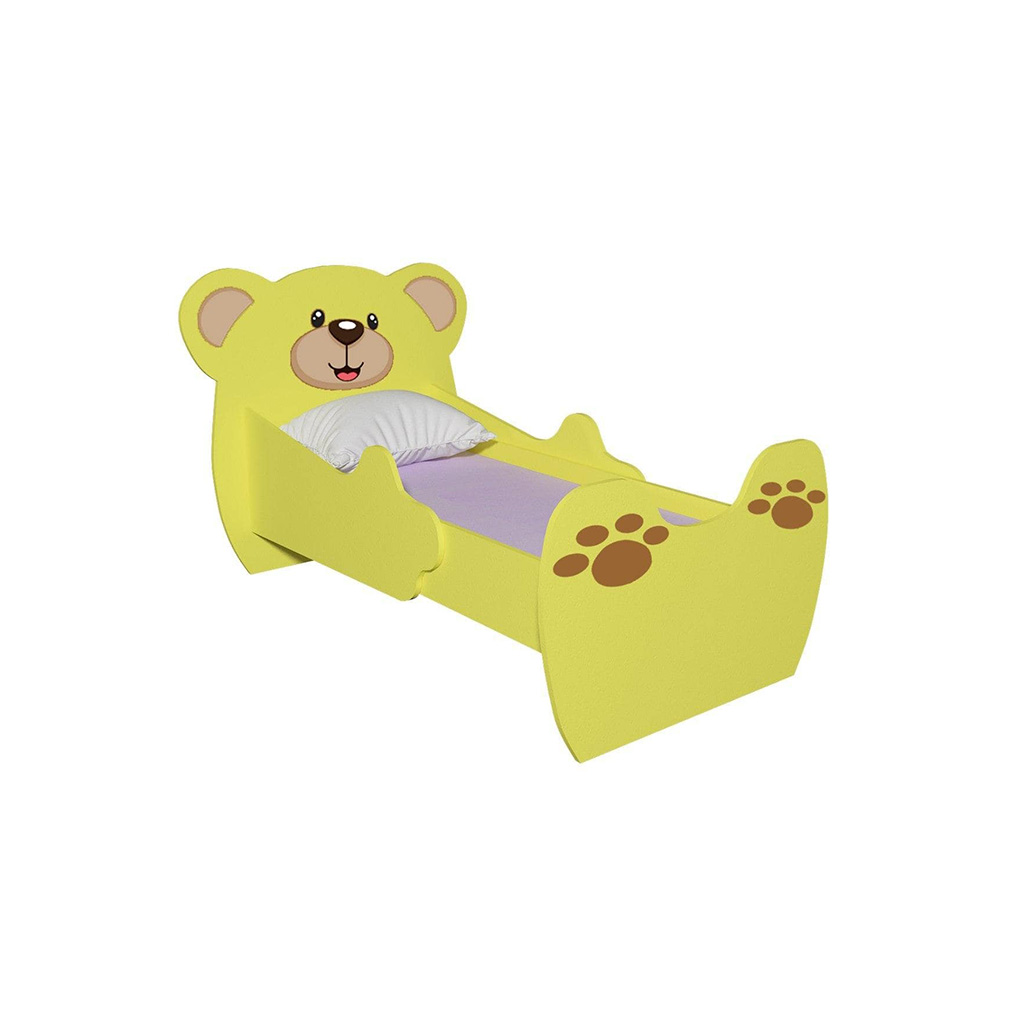 Ліжко дитяче "ведмежатко" РОЗКОМ, розмір 1436х736х815 мм.